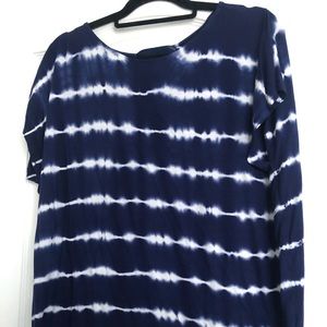 Francescas Blue Tie dye shirt